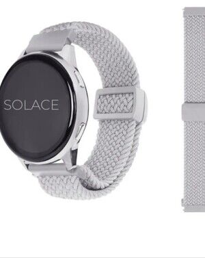 Solace Outlander Adapt Braided Smart Watch Band - Light Gray